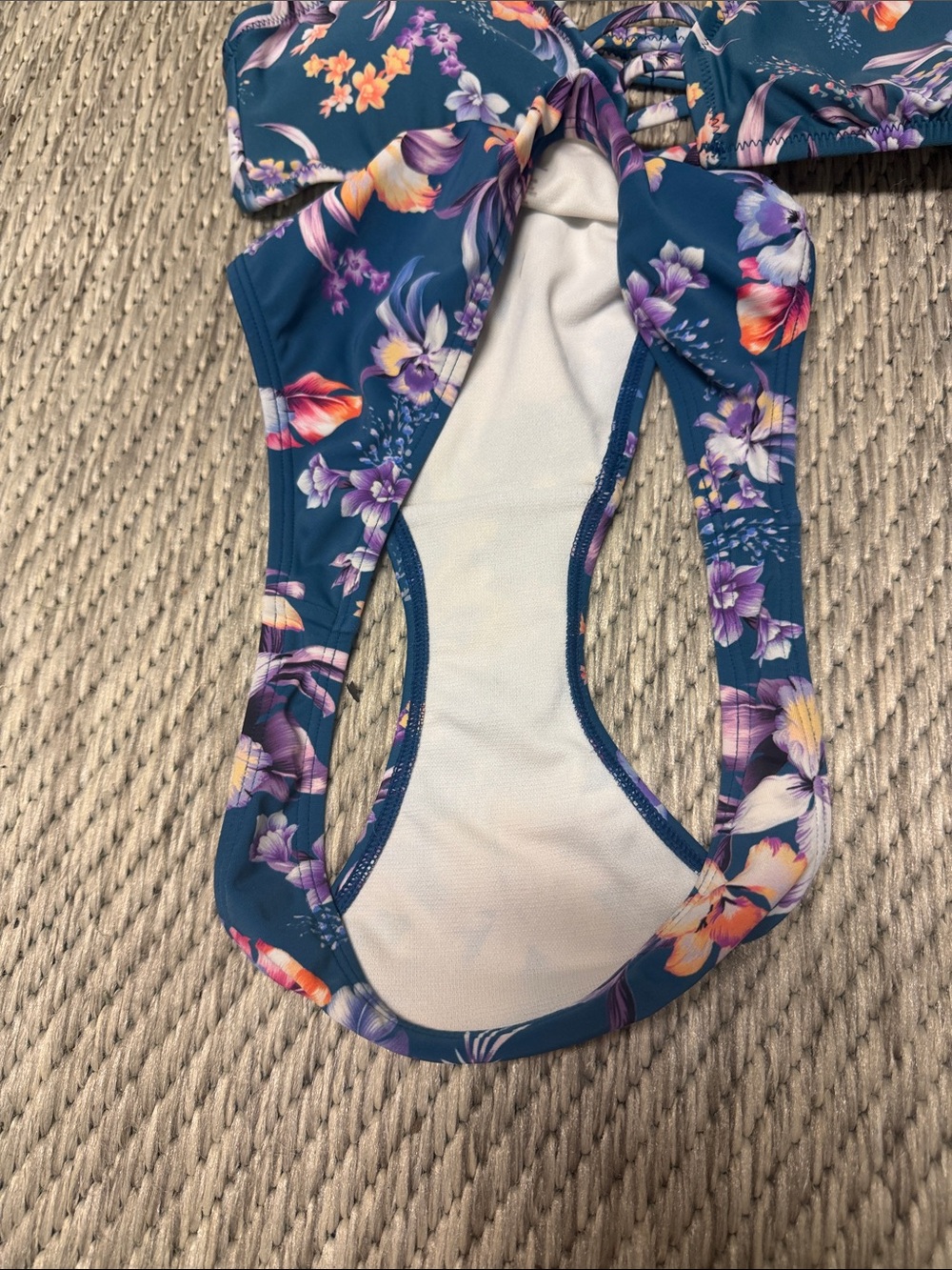 Floral Express Small Two-Piece Swim Set - Picture 2 of 3